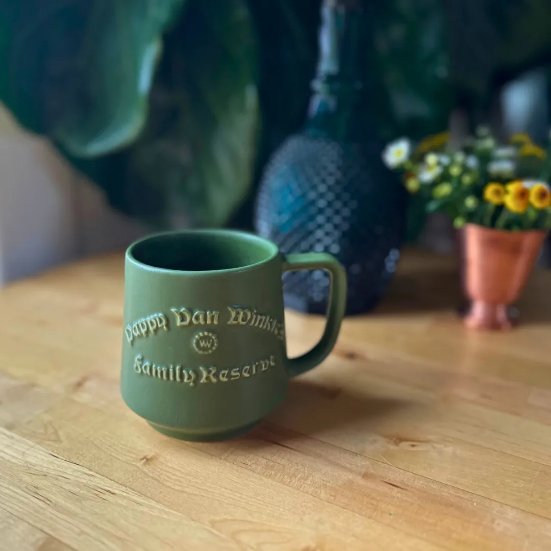 Pappy Van Winkle's Family Reserve Coffee Mug keramische mok groen