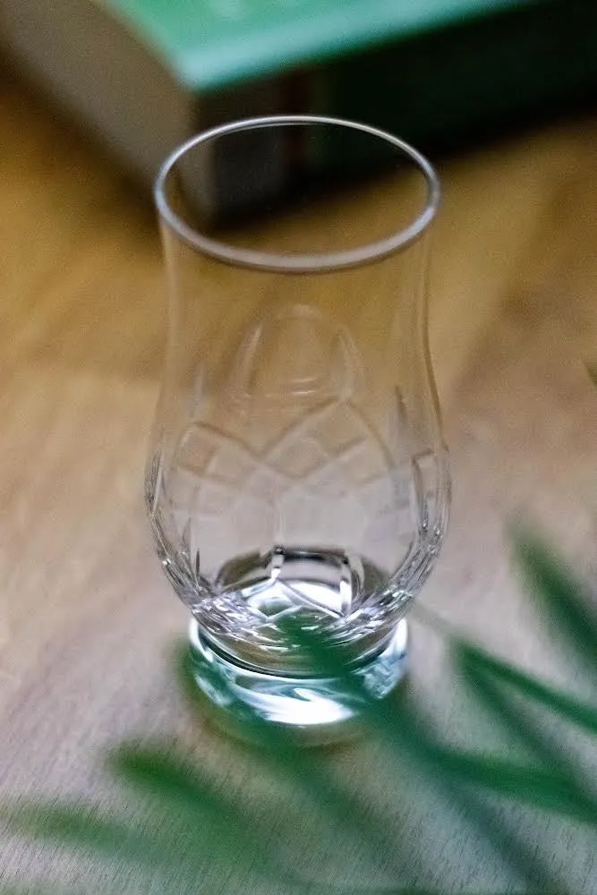 Amehla Hand Cut whisky proefglas 20cl set van 2 kristal