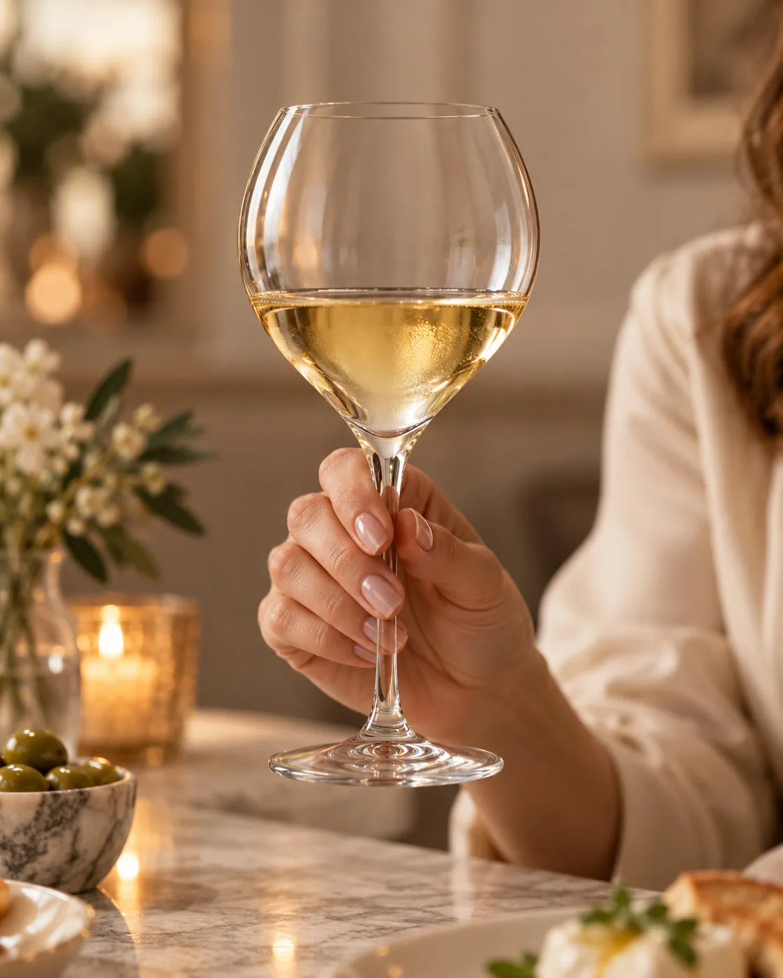 Memoire Celeste Grande wijnglazen 60cl wit