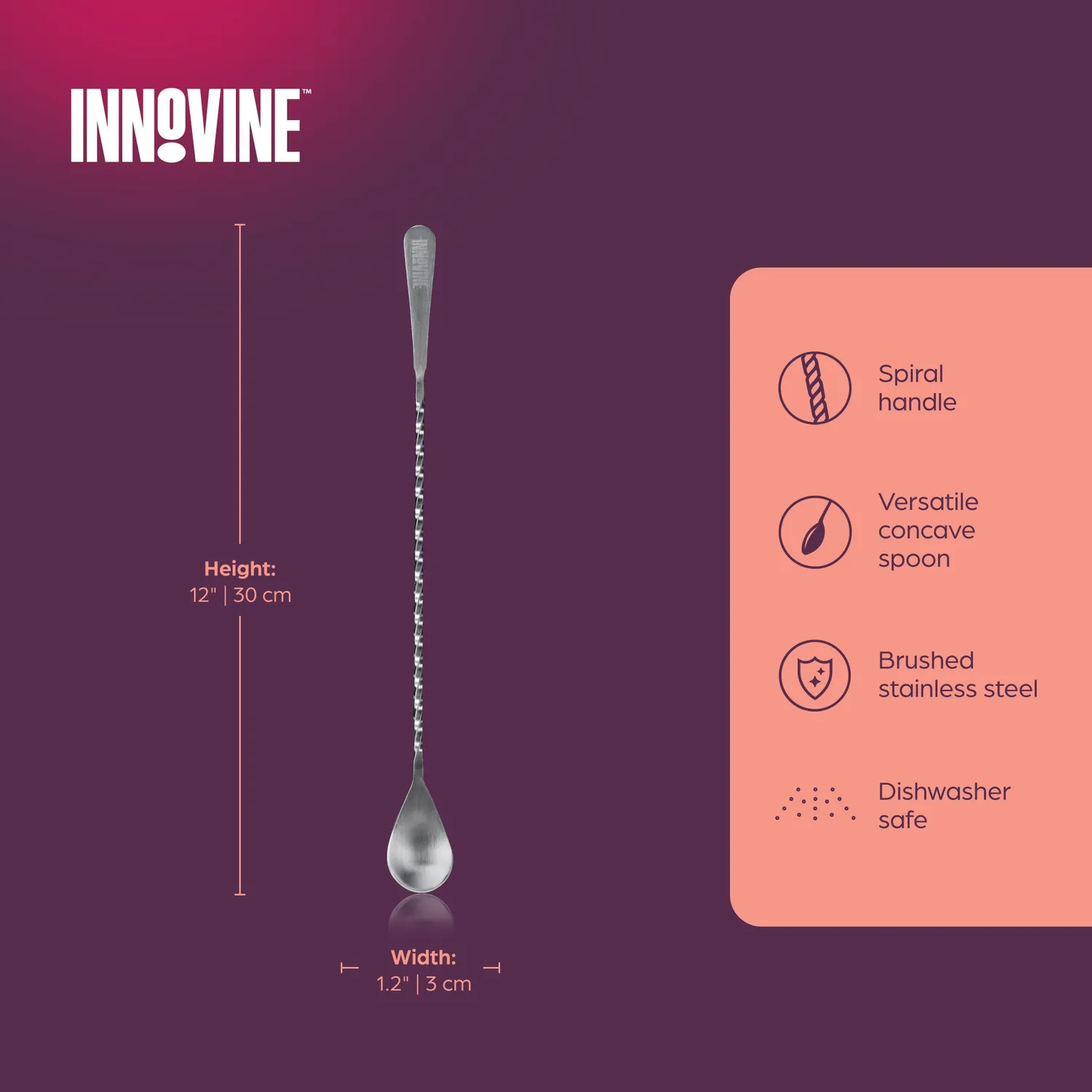 Innovine Mix Professional Bar Spoon barlepel