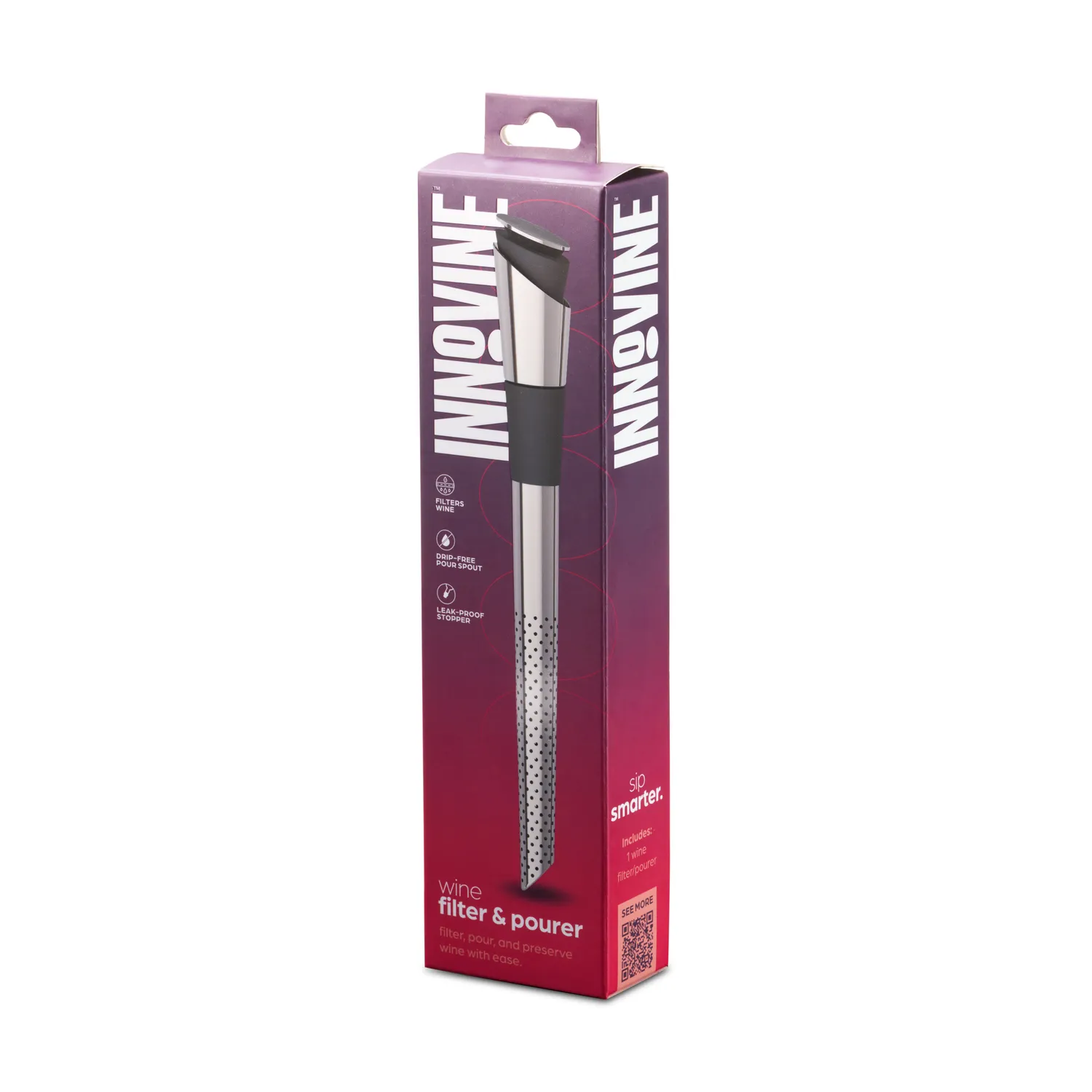 Innovine Serve Wine Filter and Pourer wijnfilter met schenktuit