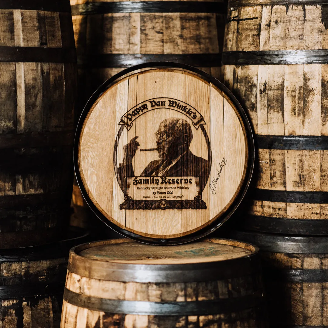 Pappy Van Winkle Bourbon Barrel Hoop Frame houten vatlijst 56 cm