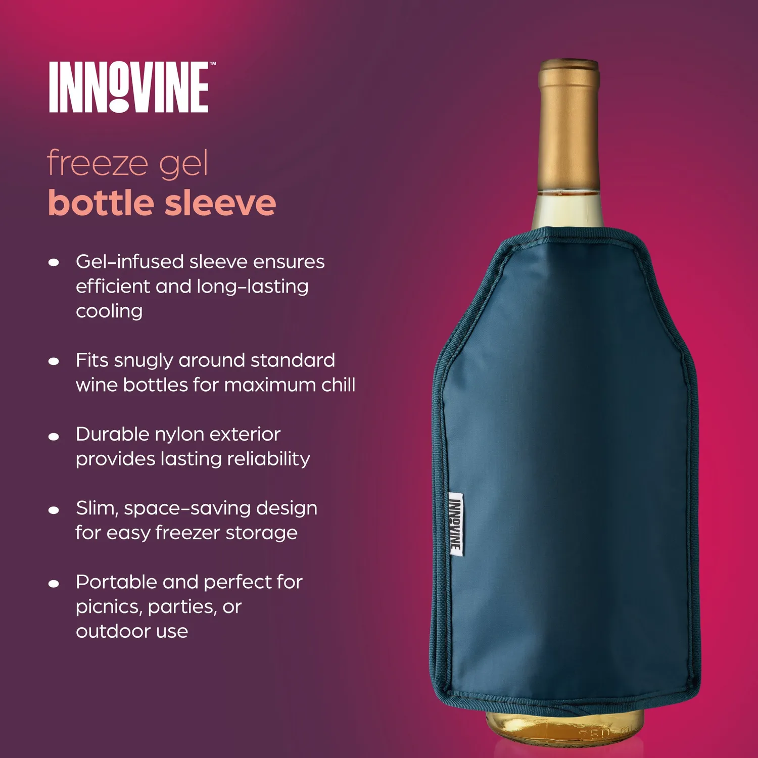 Innovine Chill Freeze Gel Bottle Sleeve wijnkoeler