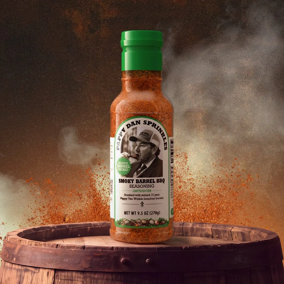 Pappy Van Winkle Pappy Dan Sprinkles Smoky Barrel BBQ kruiden