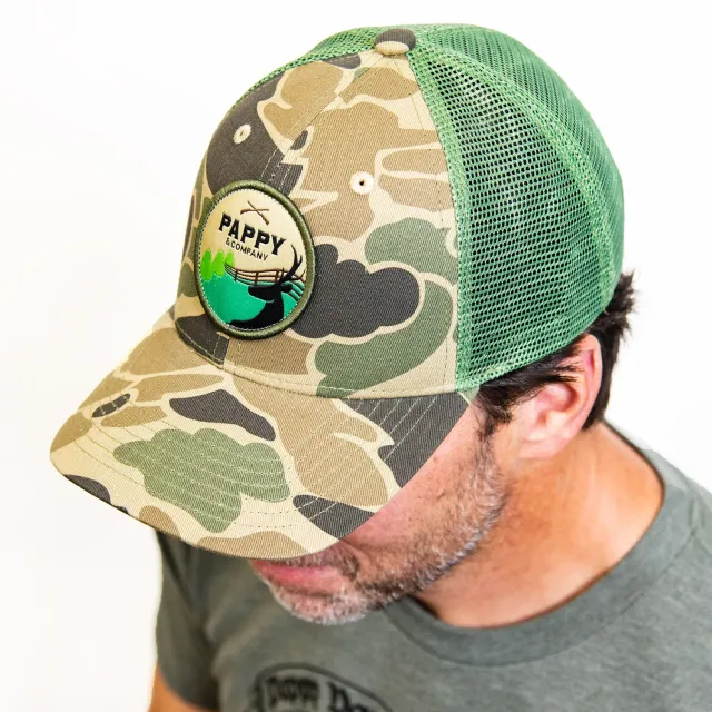 Pappy Van Winkle Pappy & Company Retro Camo truckerpet