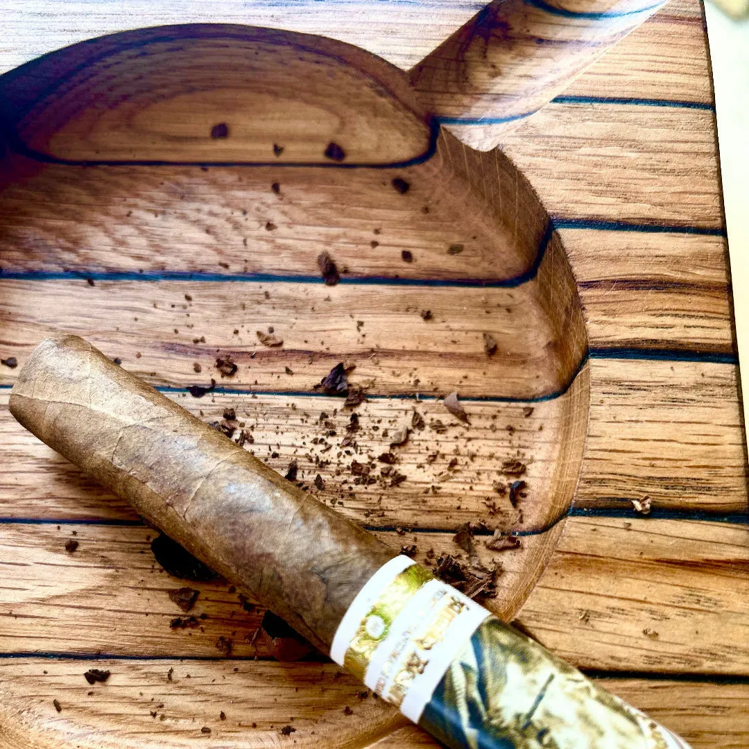Pappy Van Winkle Bourbon Barrel Stave asbak vierkant eiken