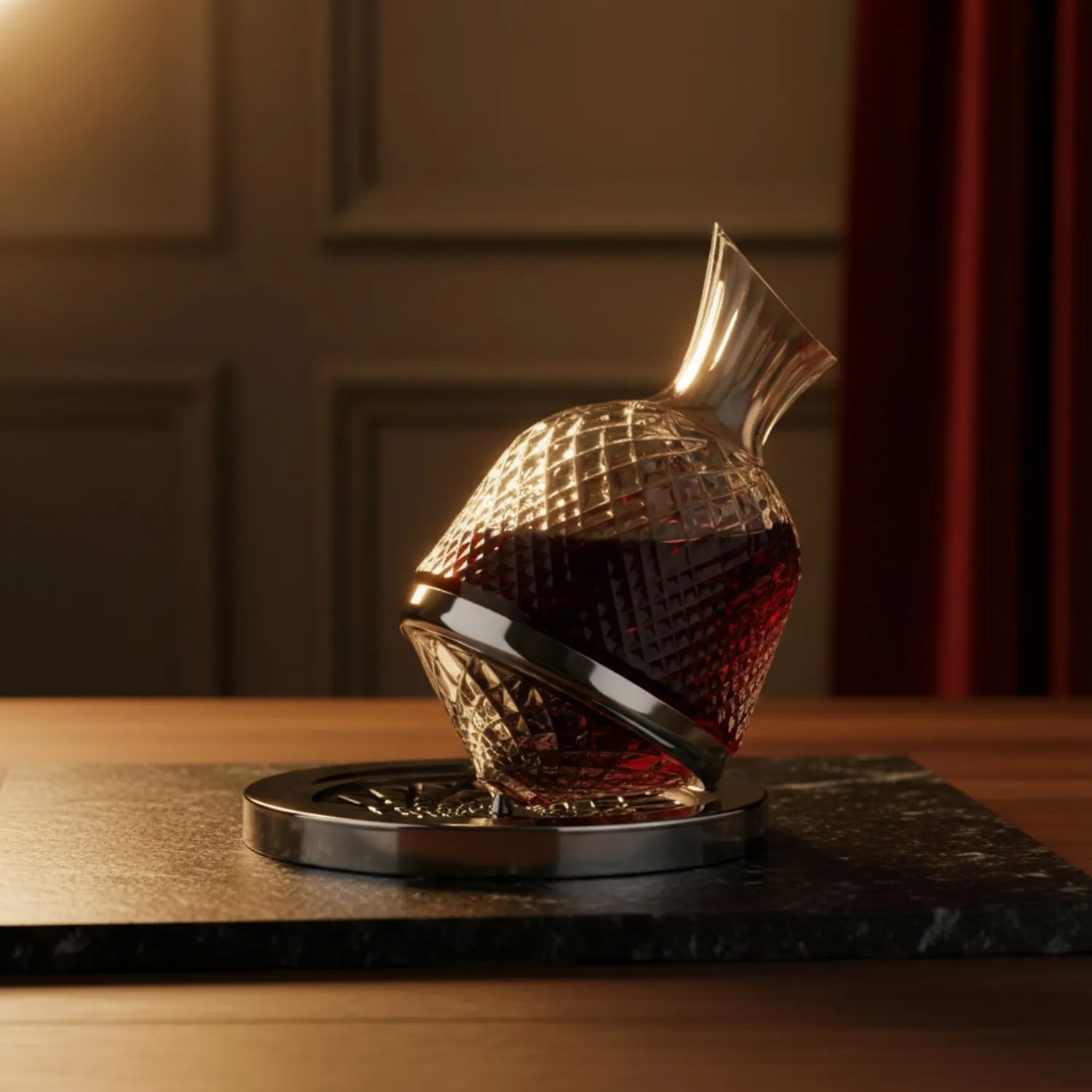 Memoire Tourner Decanter decanteerkaraf met draaiplateau