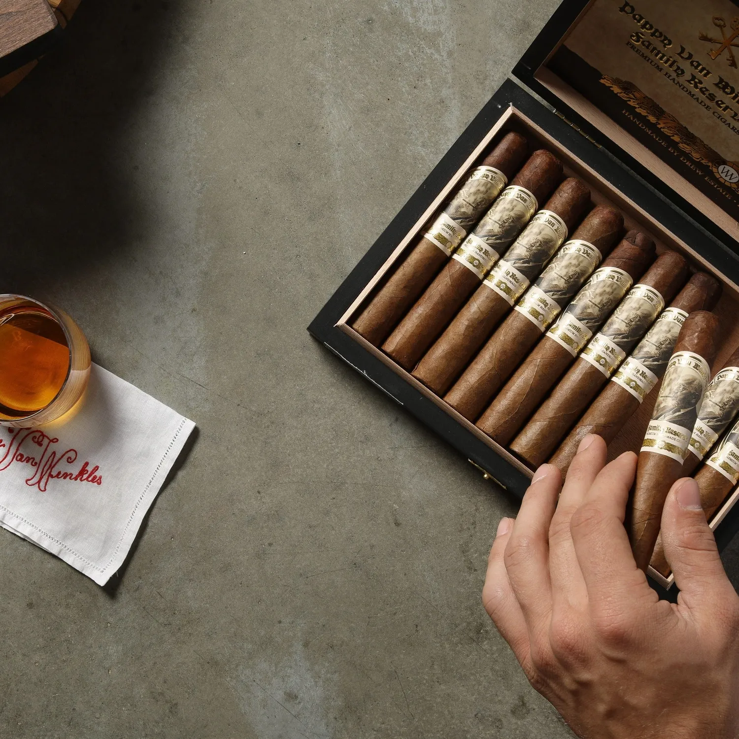 Pappy Van Winkle Barrel Fermented Cigars sigaren doos van 10