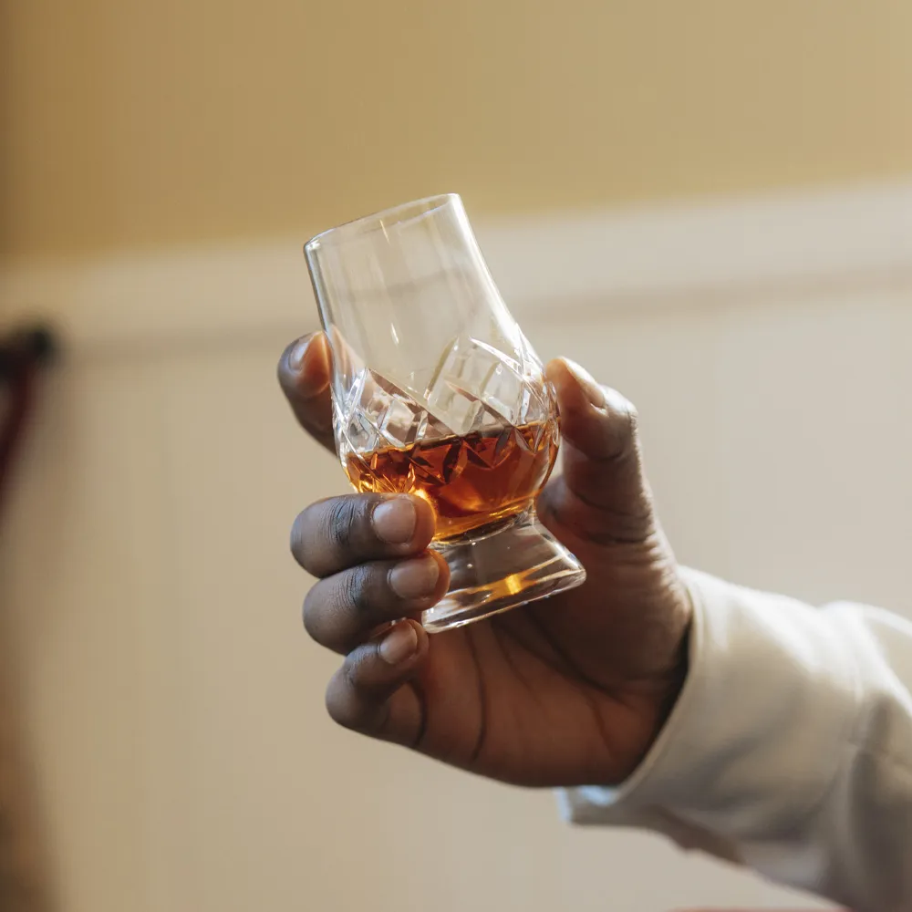The Glencairn Glass Premium Cut whiskyglas trio geslepen