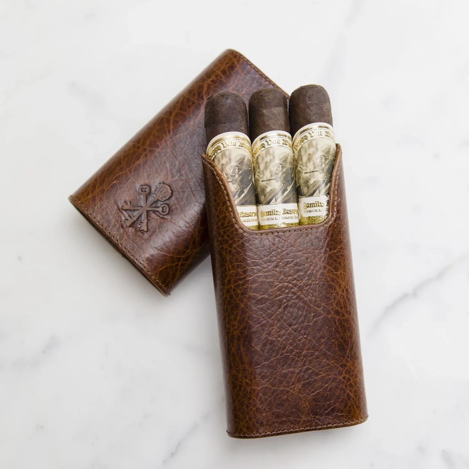 Pappy Van Winkle Custom Show Band sigarenkoker voor 3 sigaren