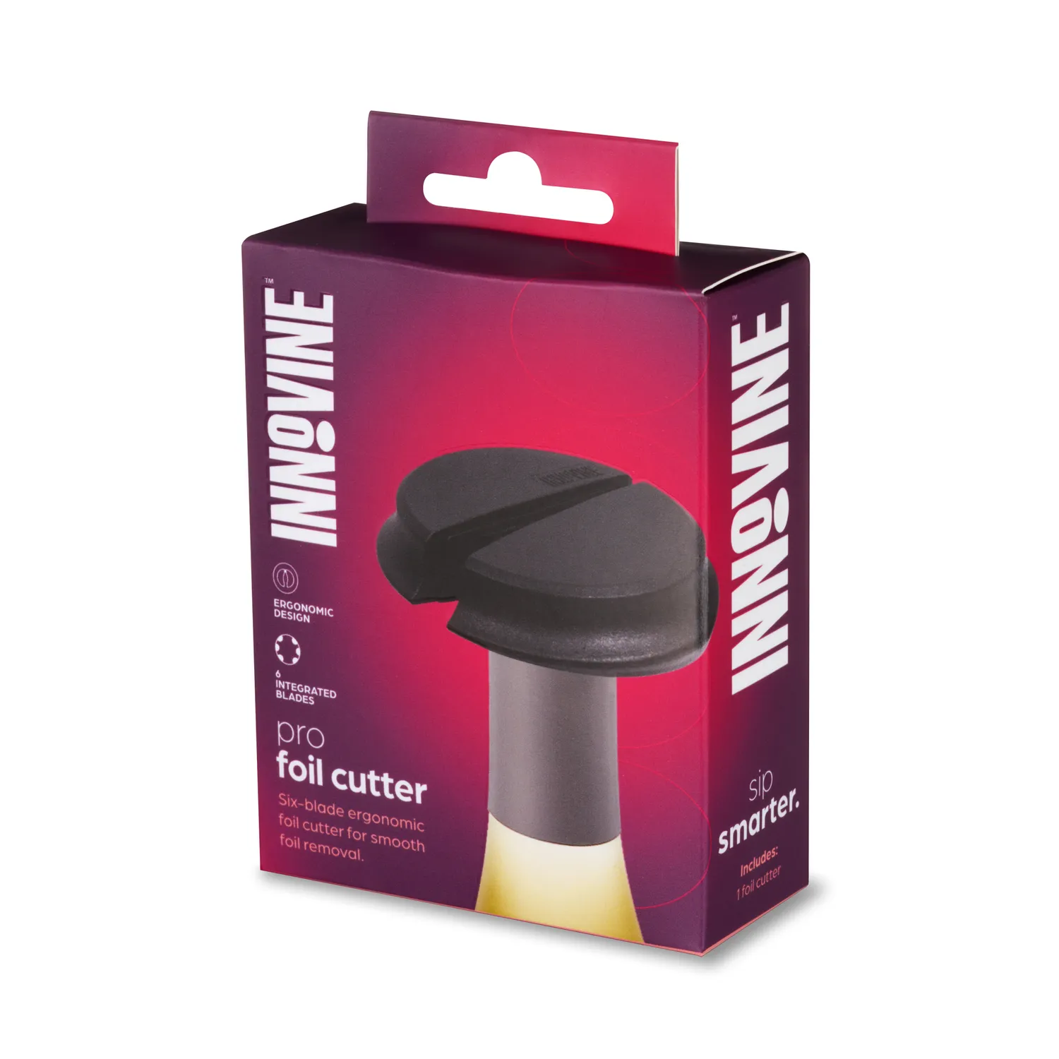 Innovine Pro Foil Cutter foliesnijder zilver 6 messen