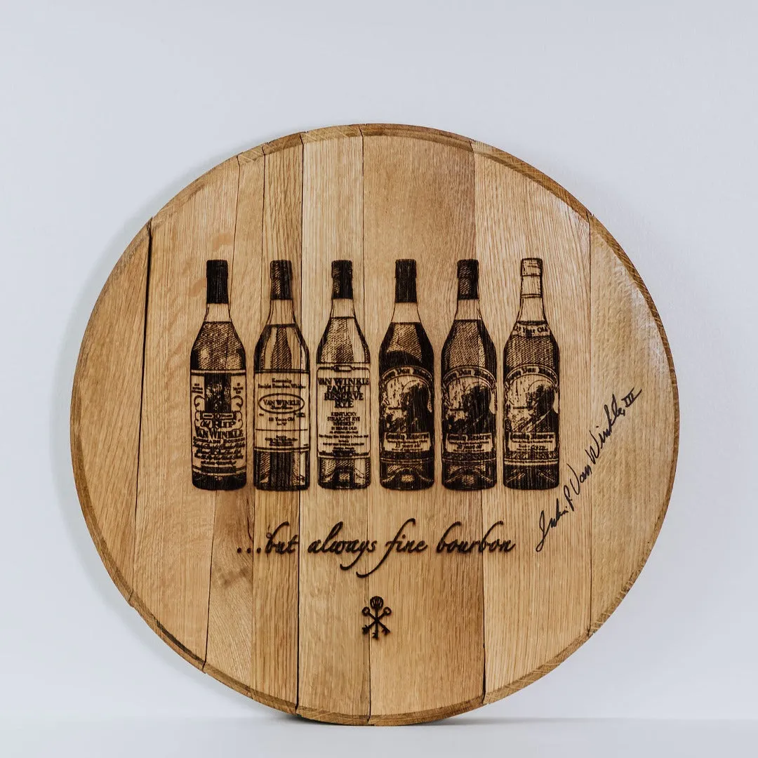 Pappy Van Winkle vatdeksel eikenhout limited edition