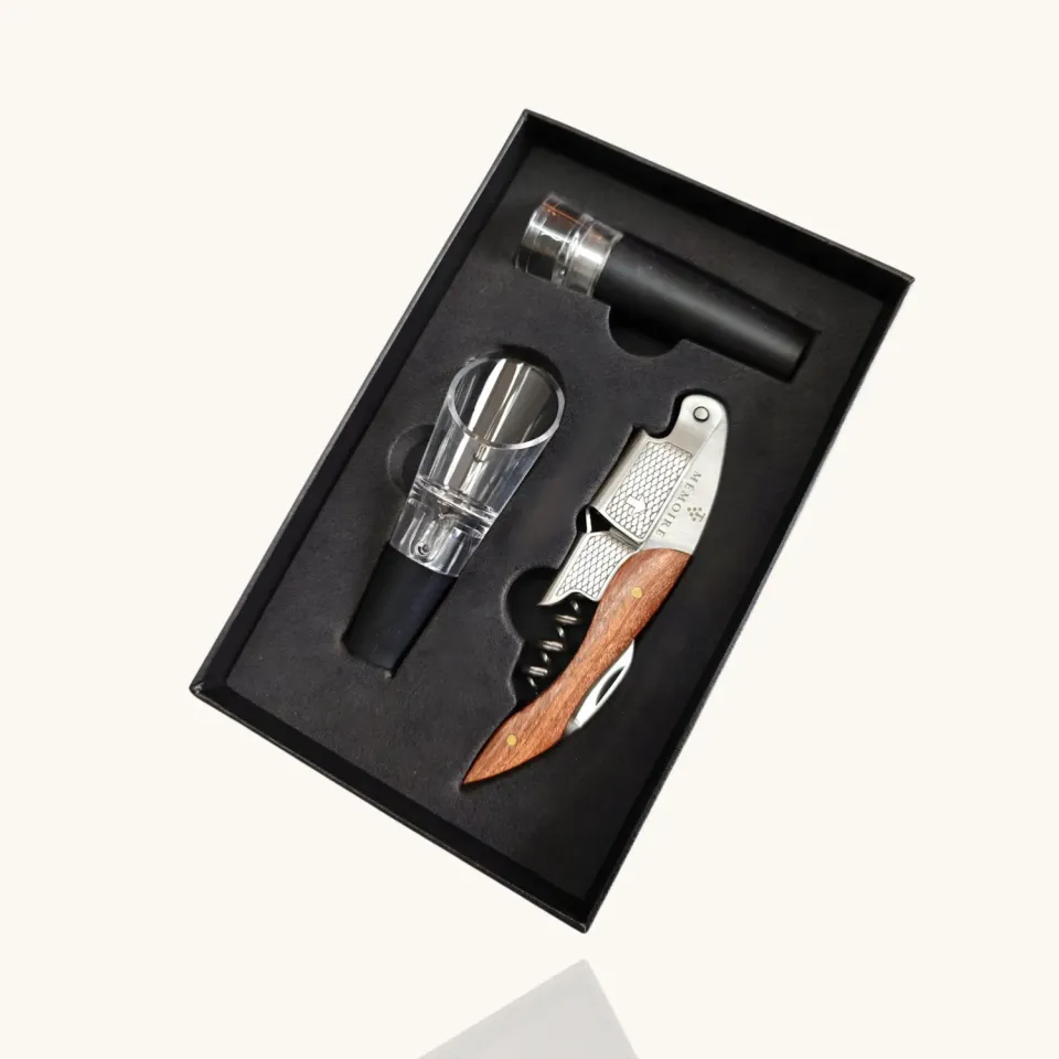 Mémoire Couteau Sommelier Giftset wijnset – compleet cadeau