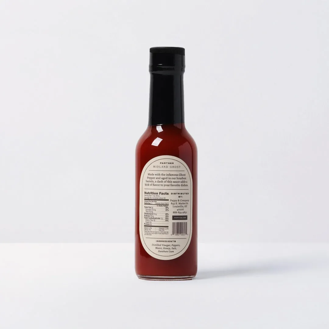 Pappy Van Winkle Bourbon Barrel Aged pepersaus ghost pepper