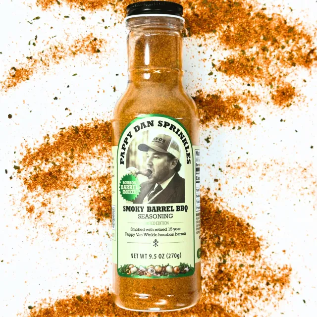 Pappy Van Winkle Pappy Dan Sprinkles Smoky Barrel BBQ kruiden