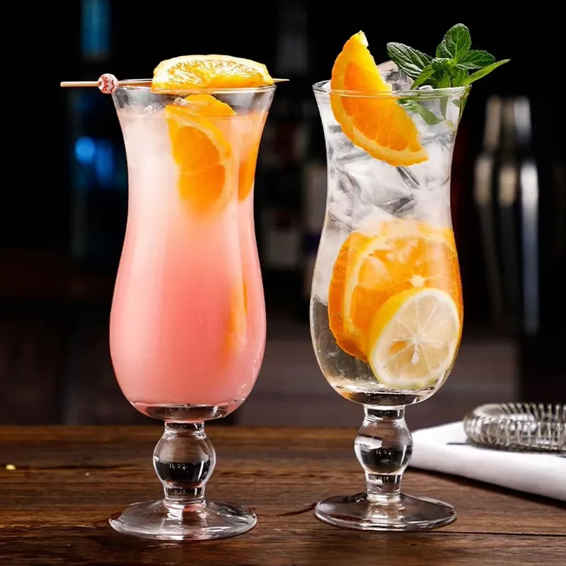 Bar Dedicated hurricane cocktailglas met korte voet
