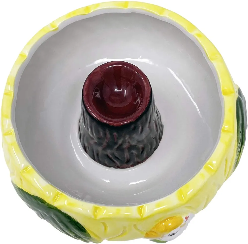 Amehla Scorpion Bowl tiki bowl 32 oz handbeschilderd keramiek