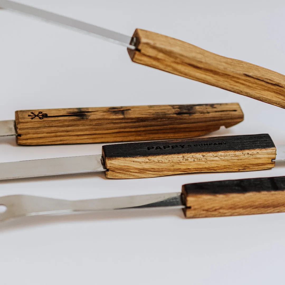Pappy Van Winkle Barrel Stave grillset 3-delig doos van 6