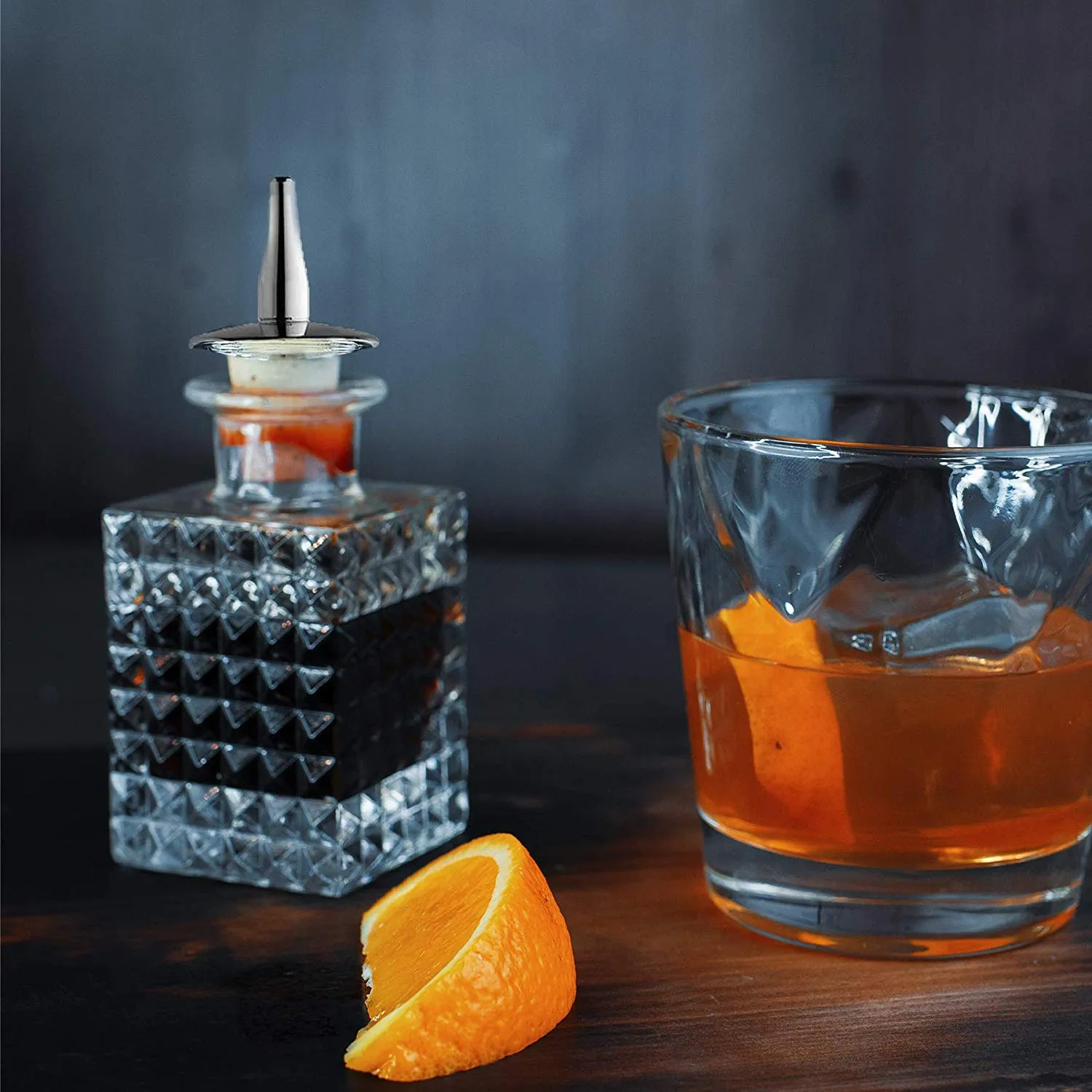 Amehla Vintage Square Bitters Bottle bittersfles