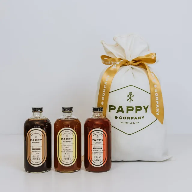 Pappy Van Winkle Brunch to Bar cocktailmixer set van 3
