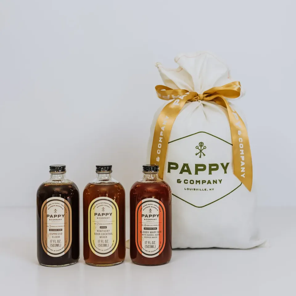 Pappy Van Winkle Brunch to Bar cocktailmixer set van 3