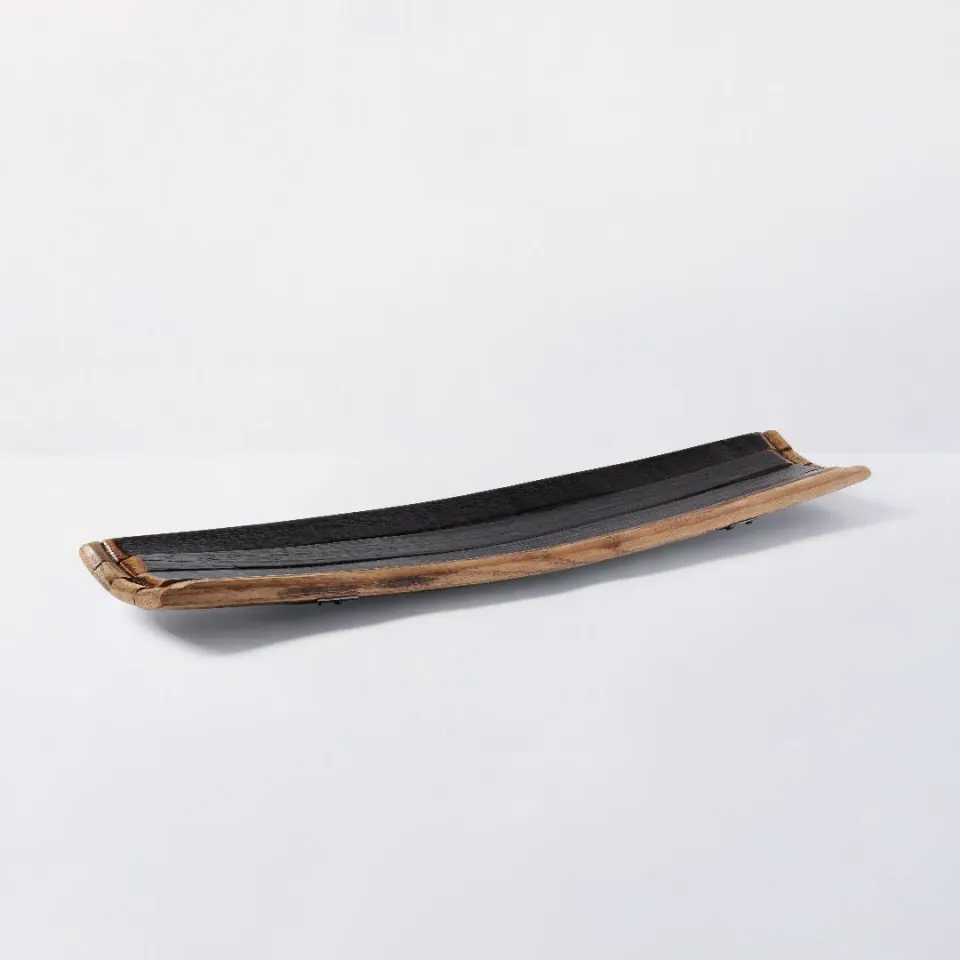Pappy Van Winkle Bourbon Barrel Stave Bowl serveerschaal eikenhout
