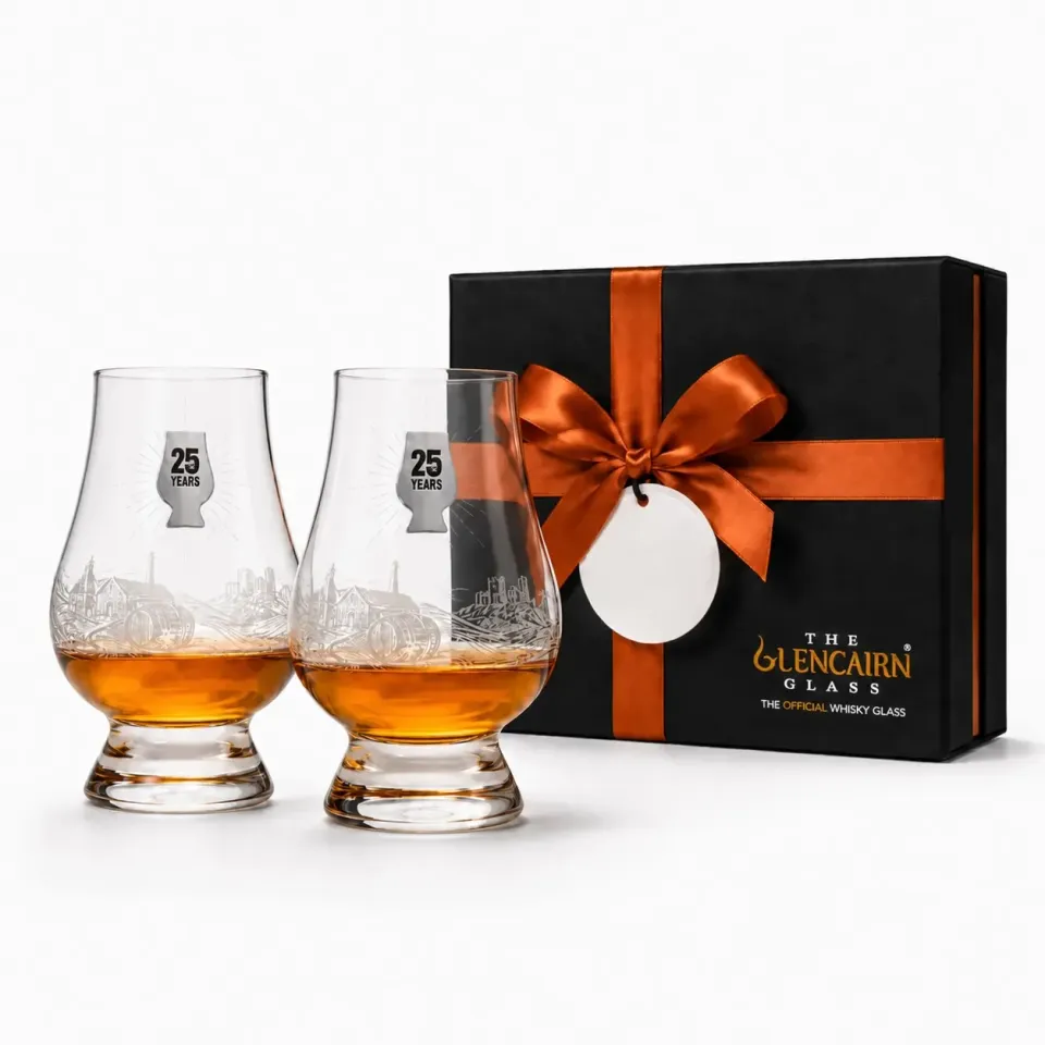 Glencairn 25th Limited Edition whiskyglas collectors set