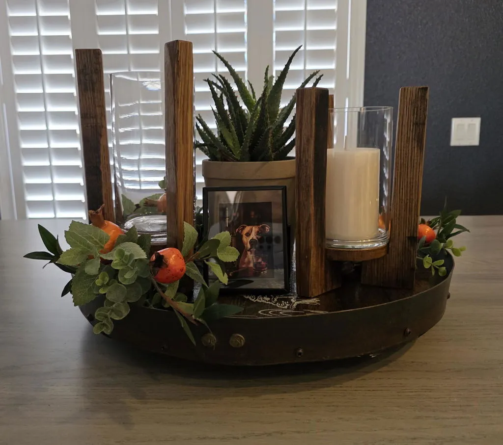 Pappy Van Winkle Barrel Stave vaas kandelaar