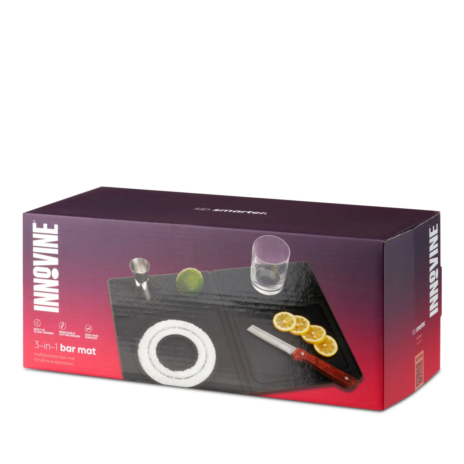 Innovine Mix bar mat 3-in-1 met snijplank siliconen