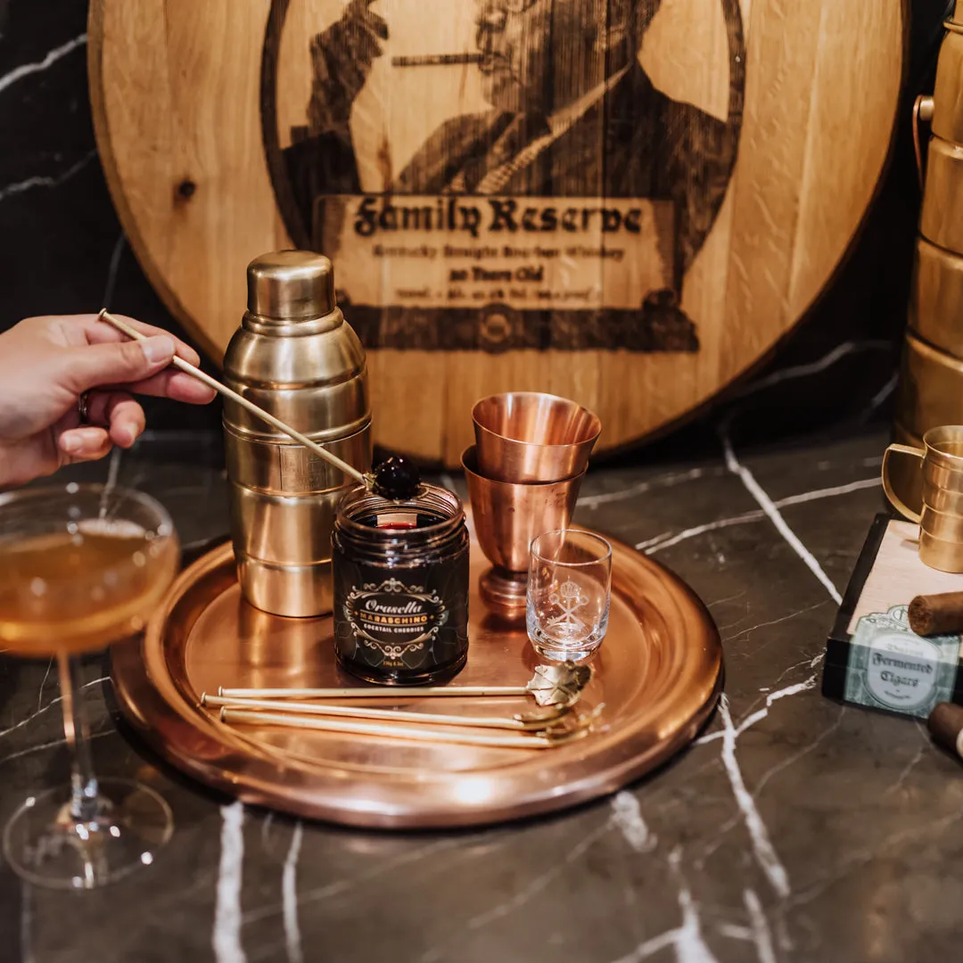 Pappy Van Winkle Bar Set cocktailset 4-delig koper
