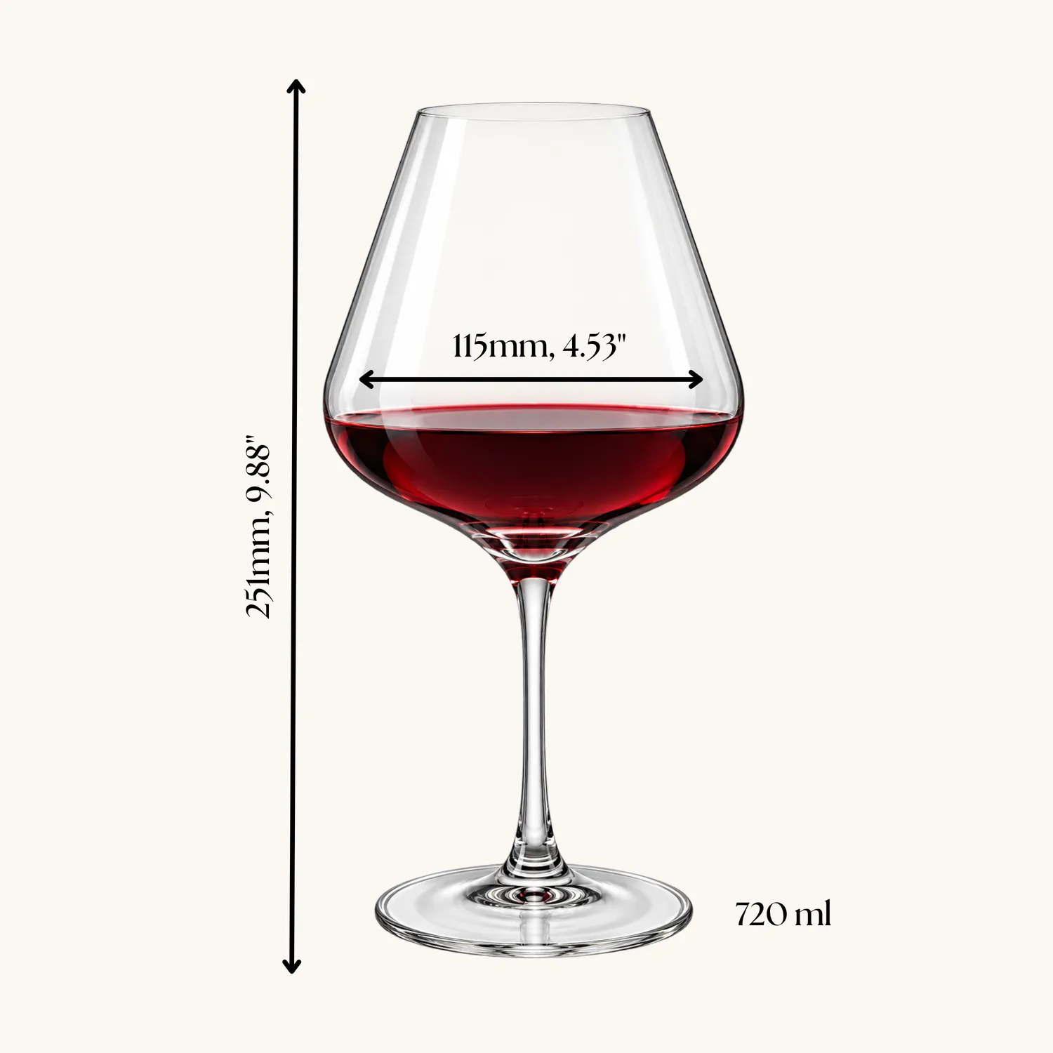 Memoire Bourgogne wijnglazen kristalglas