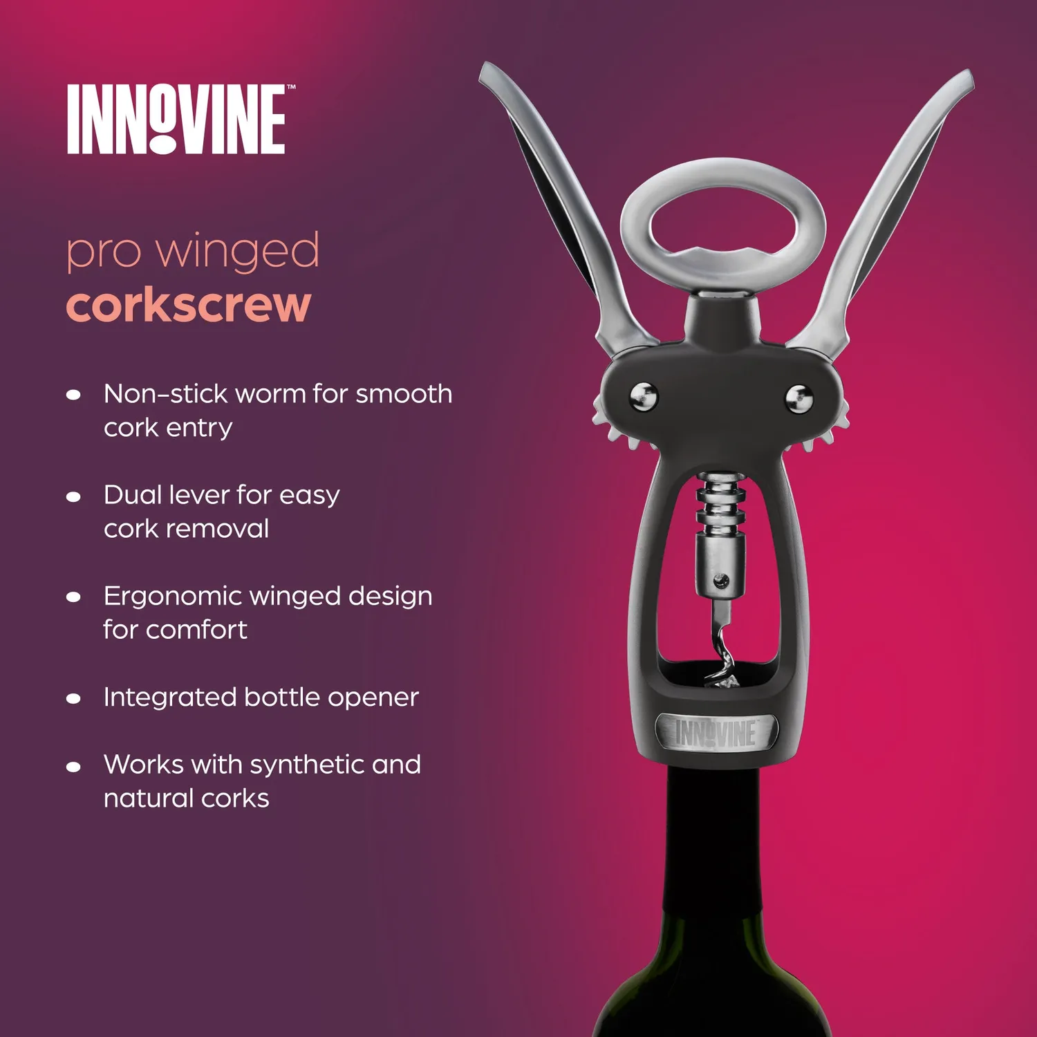Innovine Pro kurkentrekker cadeauset 3-delig