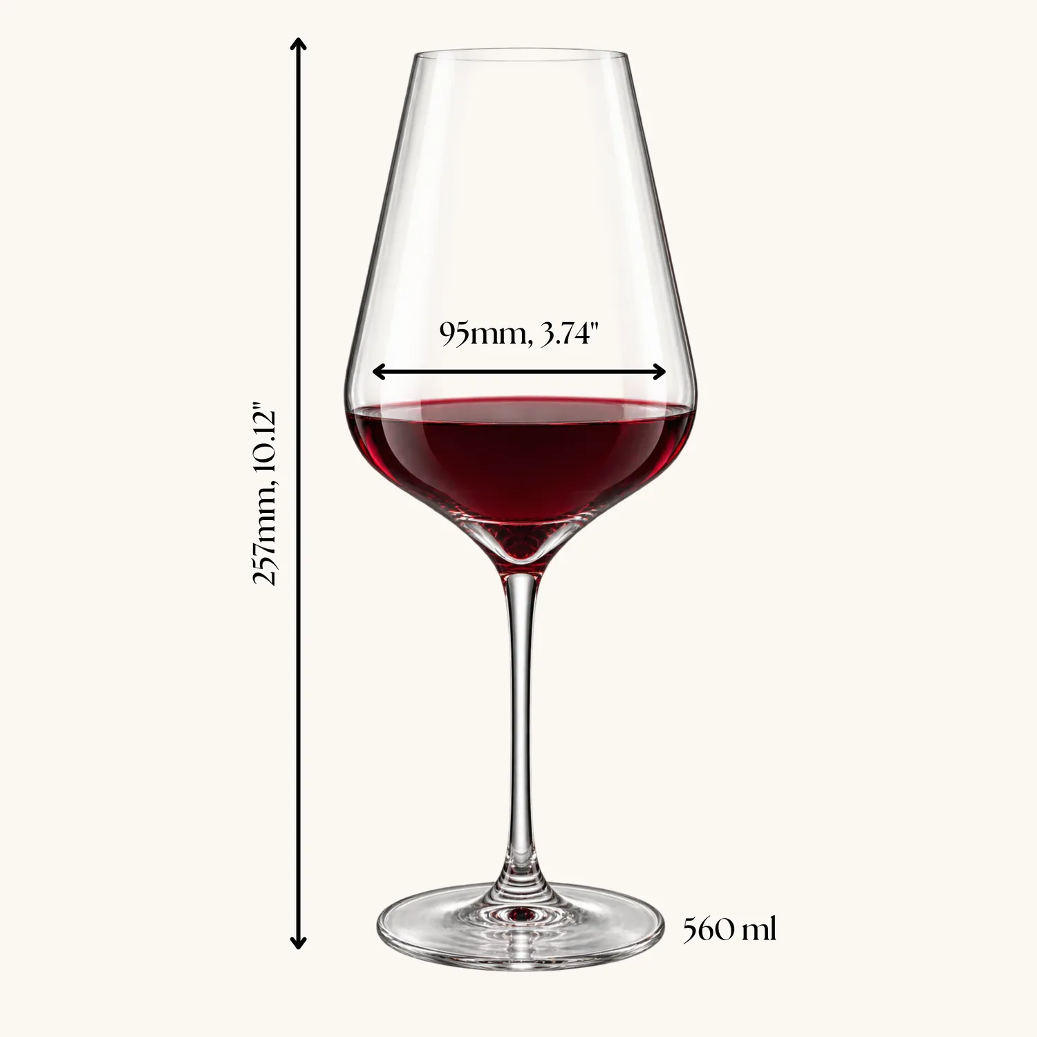 Memoire Ernestine wijnglas 56 cl kristal
