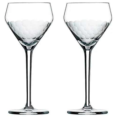 Amehla x Educated Barfly Teardrop Handblown Nick and Nora Coupe cocktailglazen