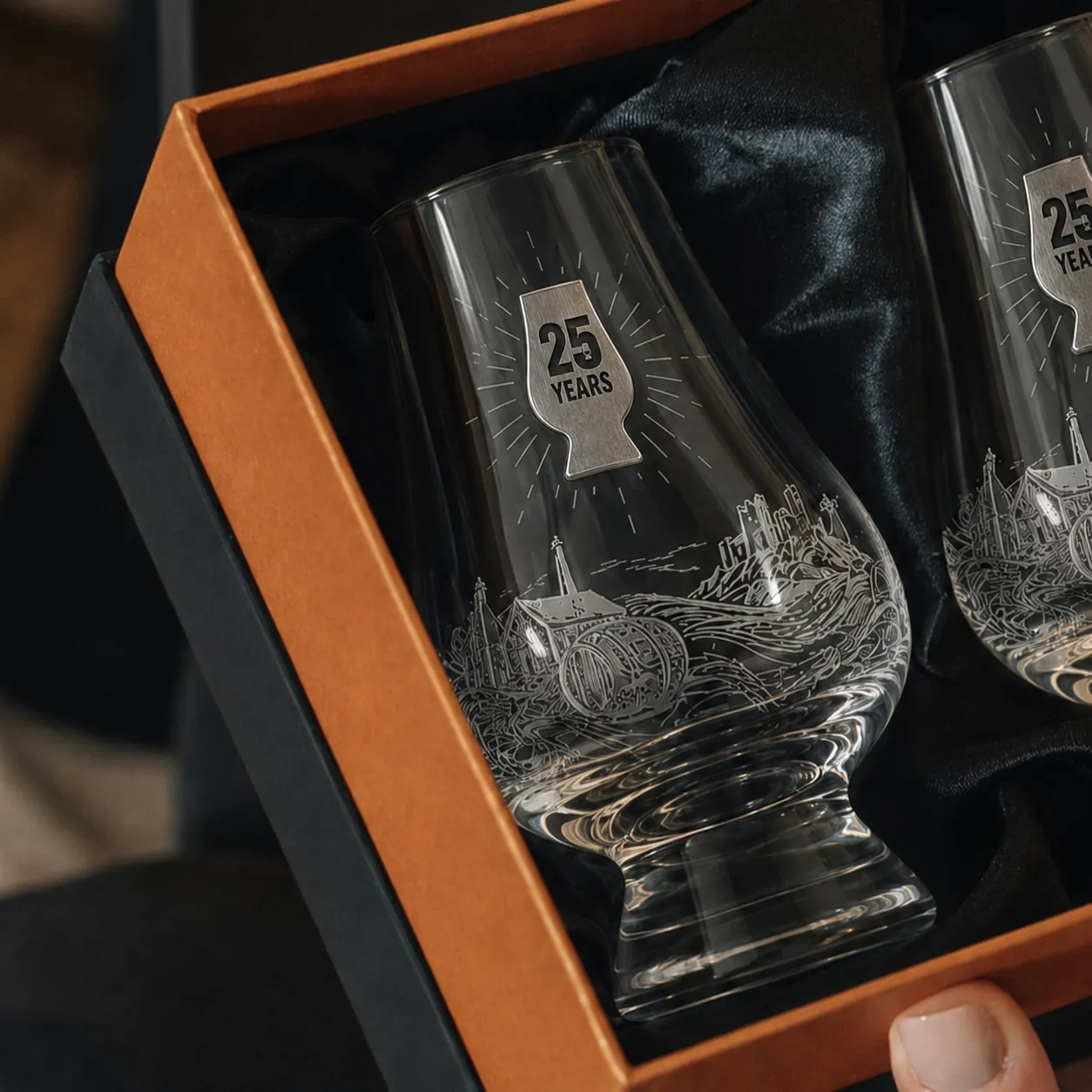 Glencairn 25th Limited Edition whiskyglas collectors set