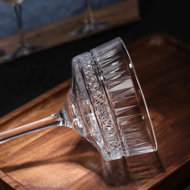 Bar Dedicated martini cocktailglazen 350 ml set van 6 reliëf