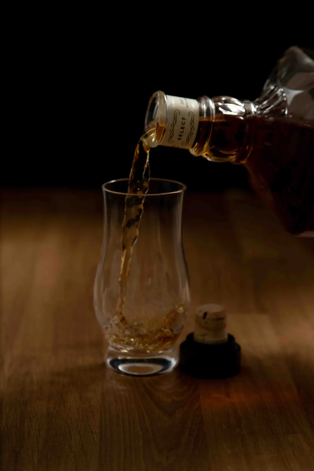 Amehla Hand Cut whisky proefglas 20cl set van 2 kristal