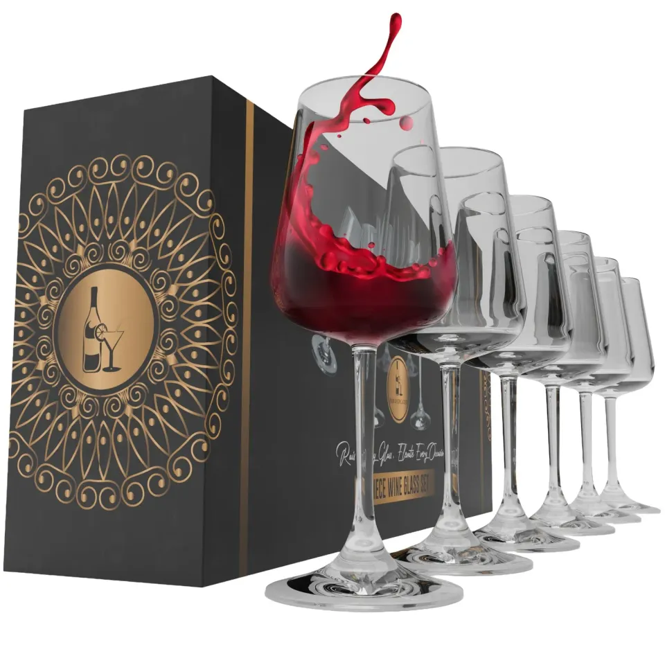 Bar Dedicated wijnglas 52cl set van 6 mondgeblazen