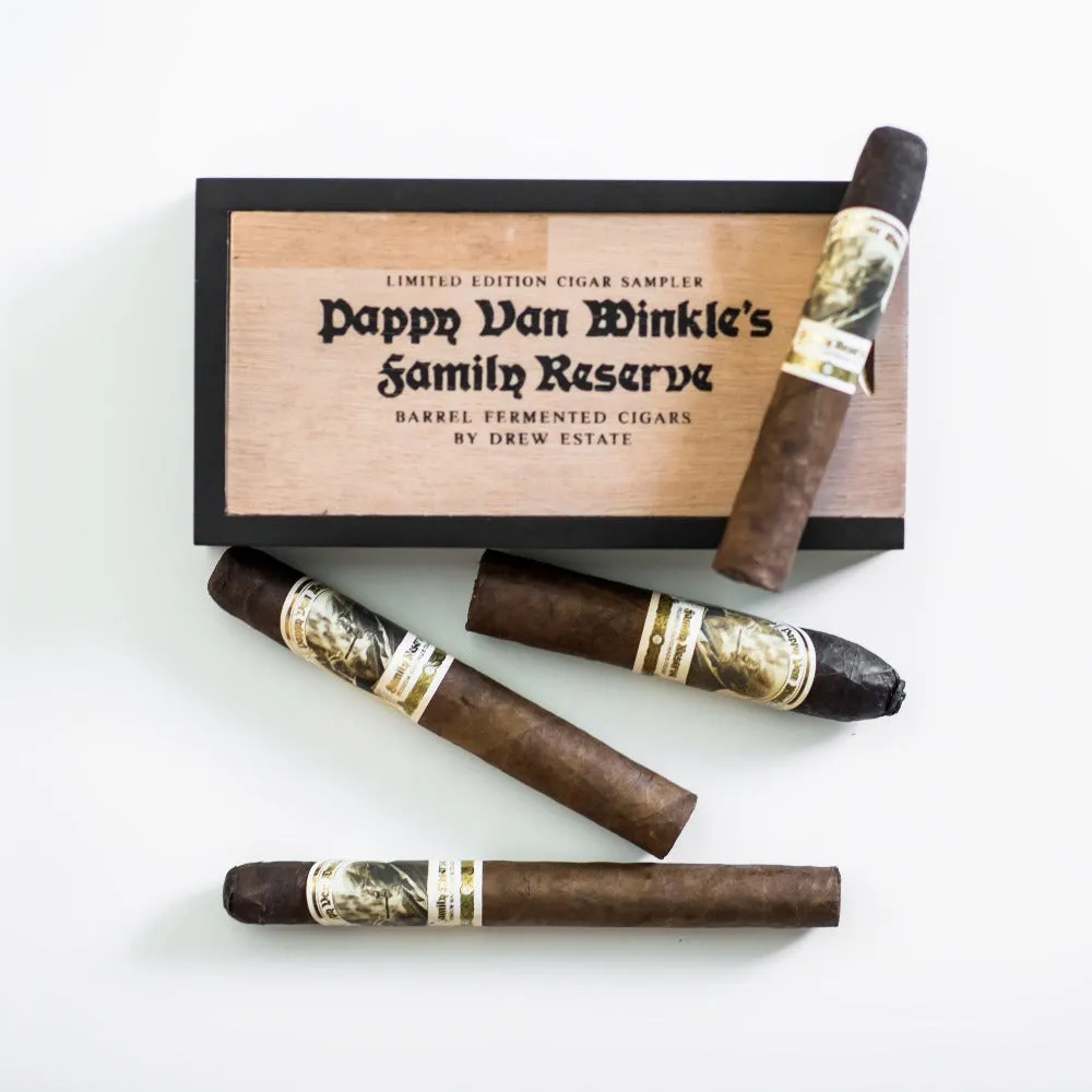 Pappy Van Winkle Barrel Fermented Sigaren Sampler 4