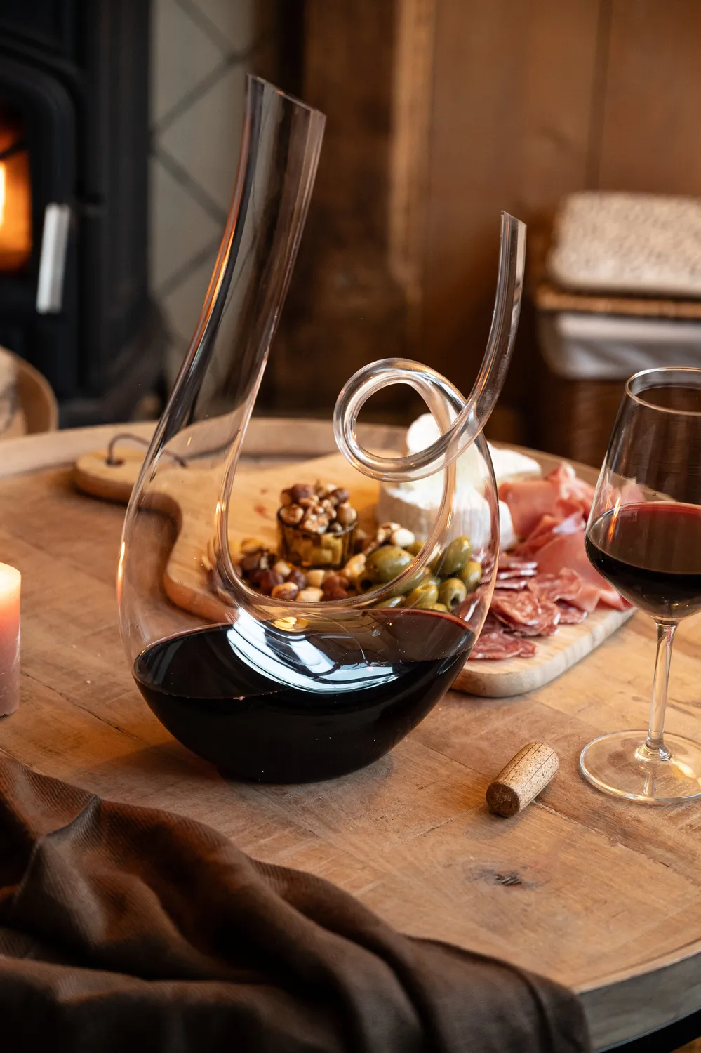 Mémoire Infinité decanteerkaraf met kruldesign