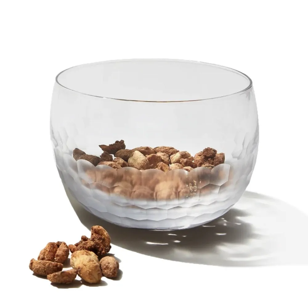Hive Nut Bowl handgeëtst honingraat schaaltje 53 cl