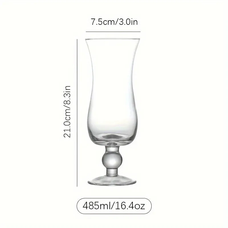 Bar Dedicated hurricane cocktailglas met korte voet