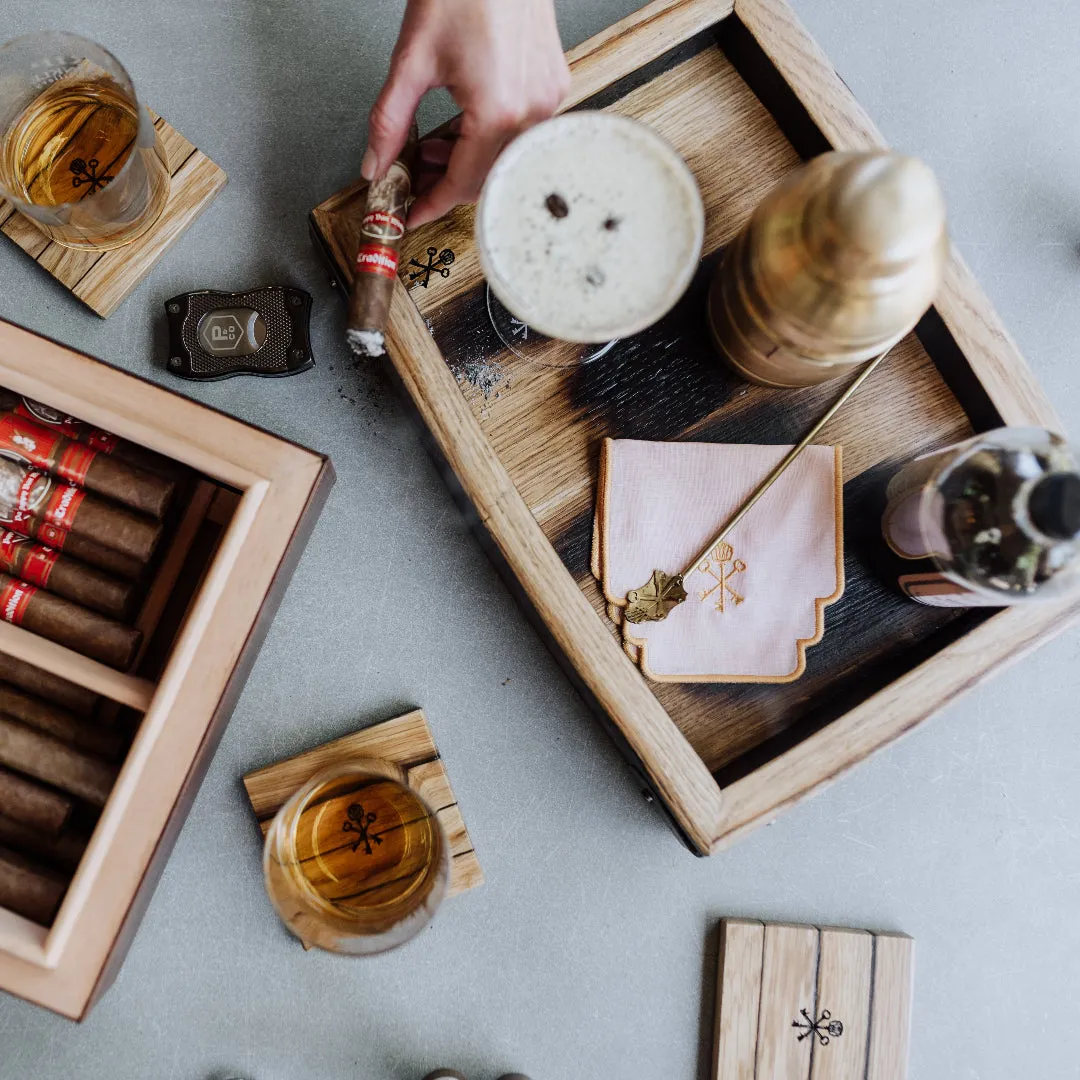 Pappy Van Winkle Rickhouse dienblad eikenhout