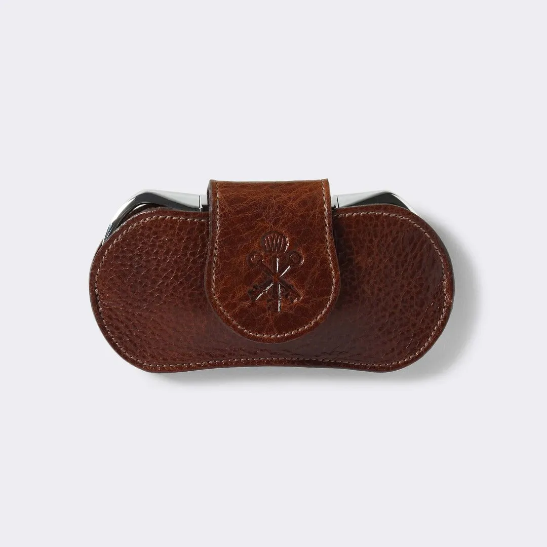 Pappy & Company Custom “V” sigarenknipper van walnoothout