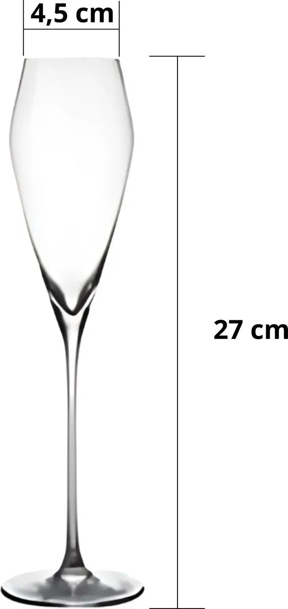 Memoire Flute Diamante champagneglas kristal
