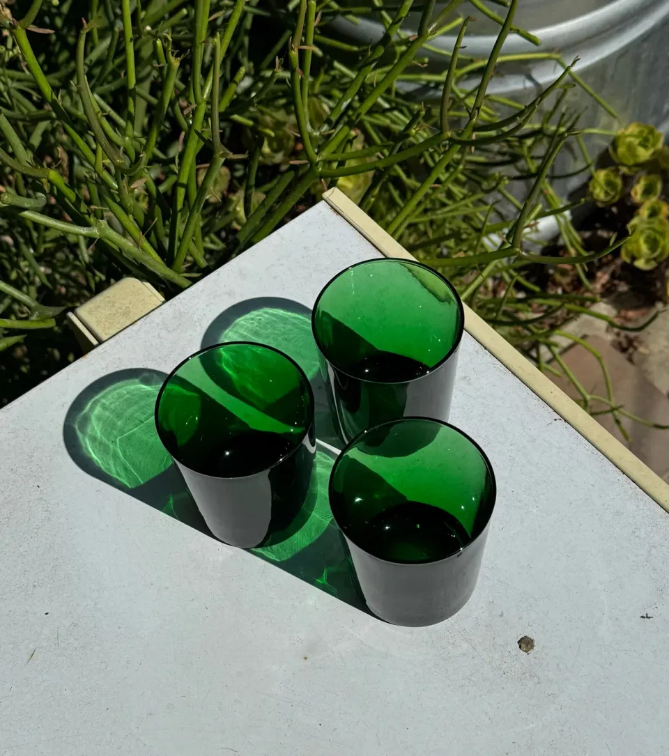 Amehla Groen Drinkglas 24cl Frankrijk